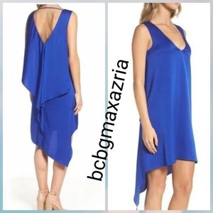 NEW WITH TAG MSRP $228BCBGMAXAZRIA SHANA SHIFT DRESSCut from silky georgette